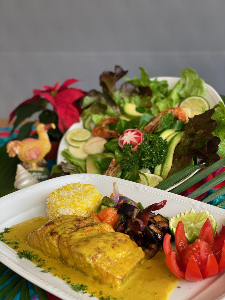 Menu Fêtes de Noël MAHEBOURG - filet de capitaine (poisson océanique)